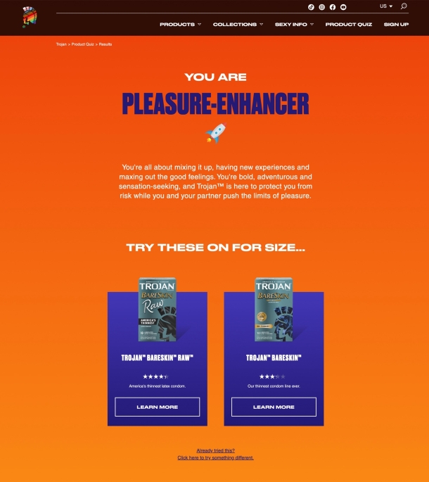 Trojan Quiz Results