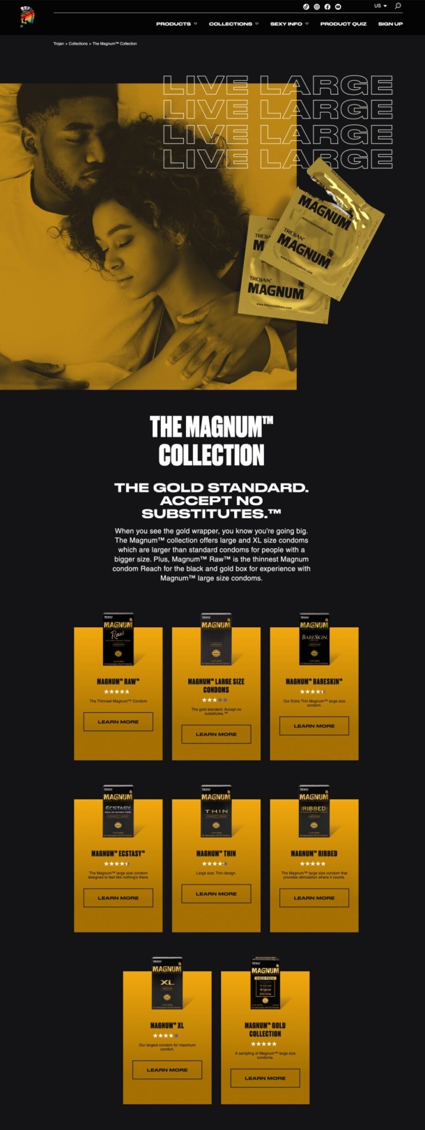 Trojan Magnum Collection Page