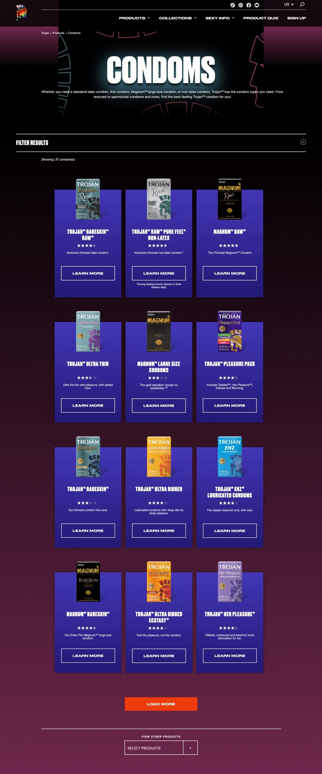 Product Listing Page