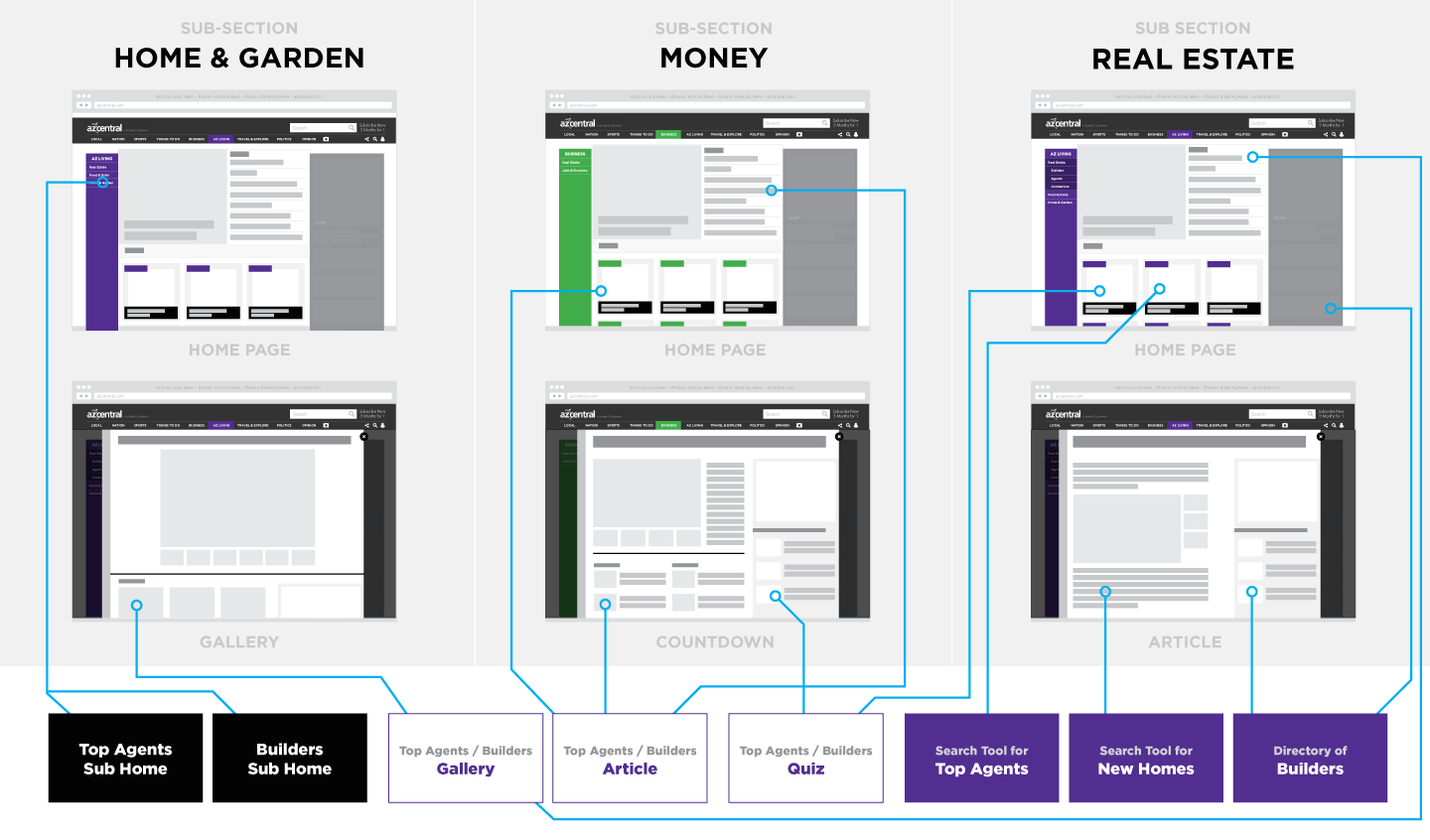 Infographic of Content and Module Distribution