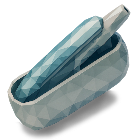 Image abstracted physical product, drawn as a polygon